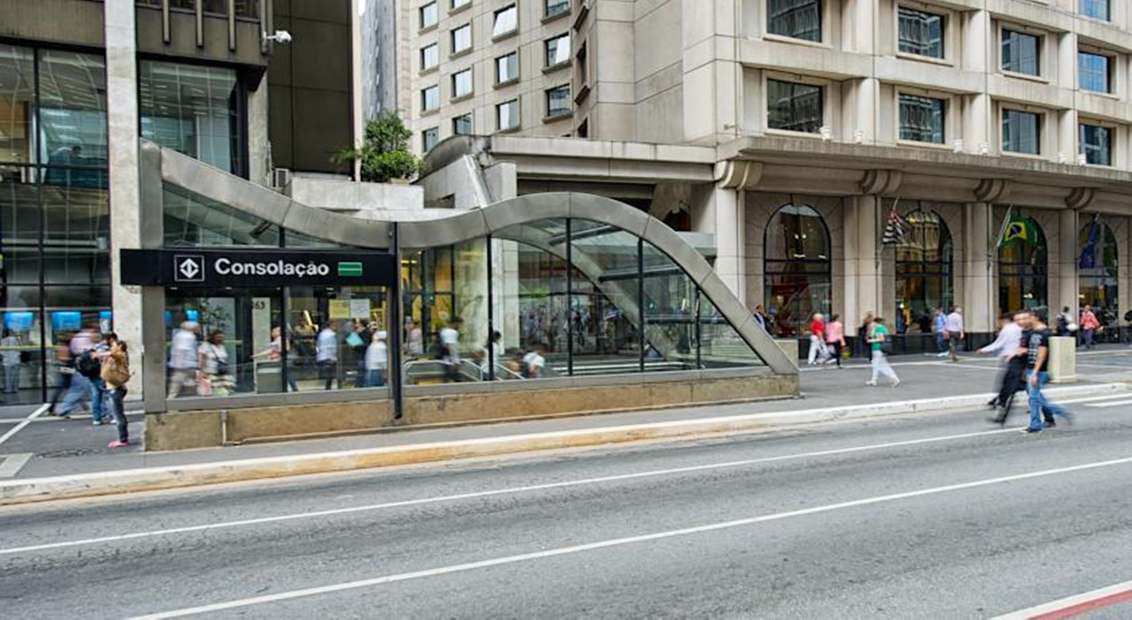 Hotel Meliá Paulista San Paolo Esterno foto The station entrance