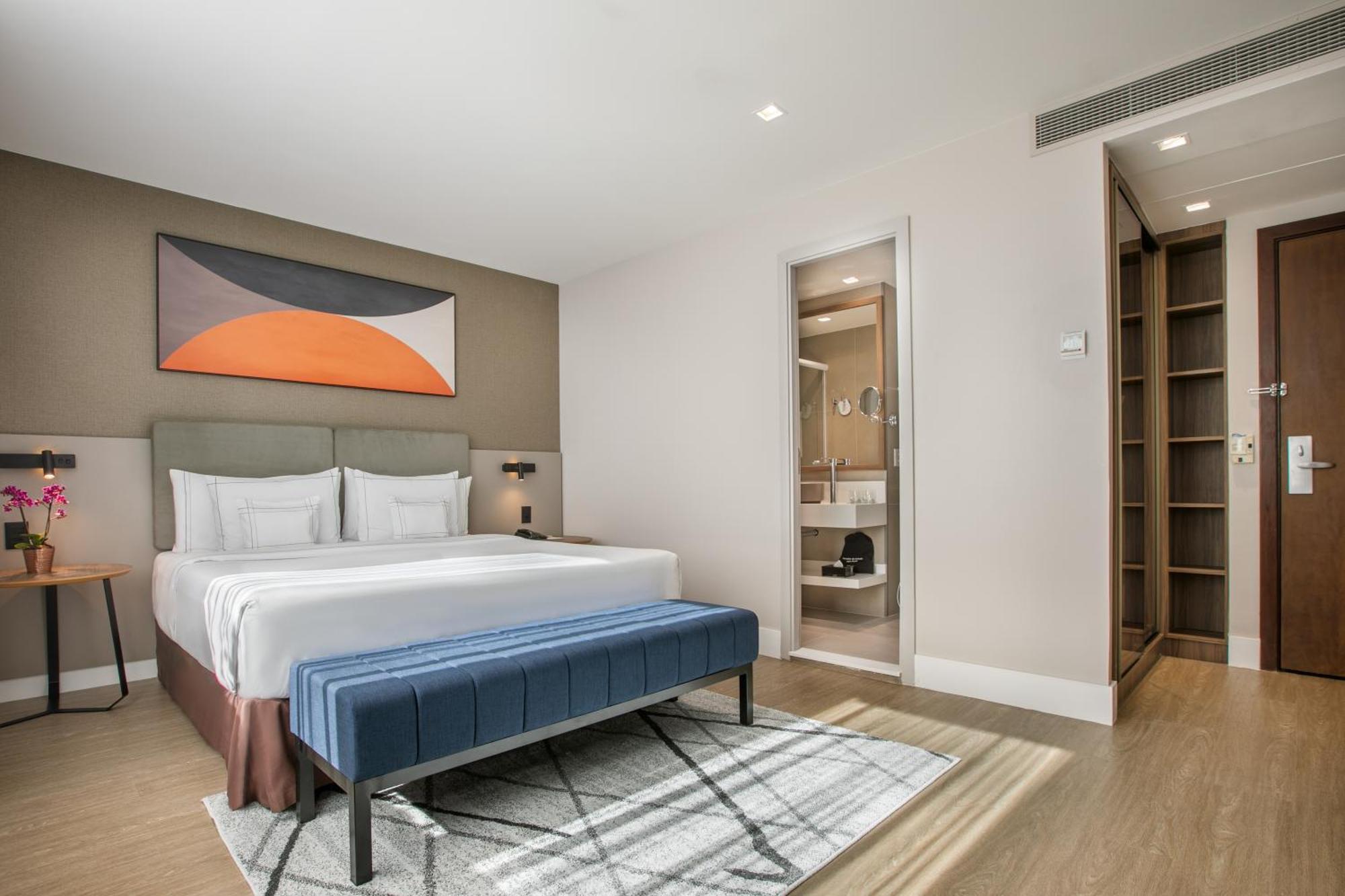 Hotel Meliá Paulista San Paolo Esterno foto A bedroom at the hotel